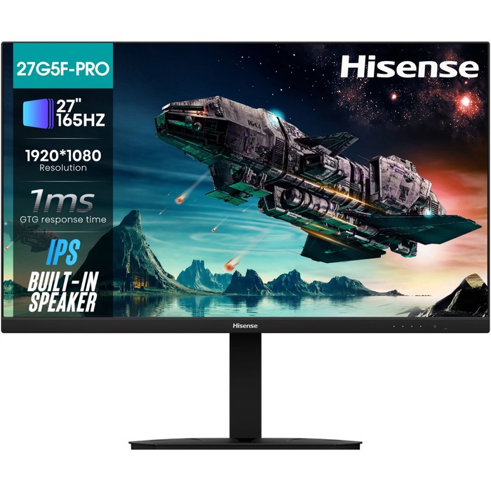 Монитор Hisense 27" 27G5F-PRO черный IPS LED 1ms 16:9 HDMI M/M 250cd 178гр/178гр 1920x1080   1066913 - Фото 1