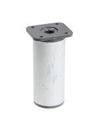 УЦЕНКА Опора регулируемая ORKR001CR ТУНДРА, круглая, d=40, H=100 мм, цвет матовый хром - фото 14399130