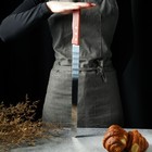 Нож для бисквита ровный край KONFINETTA, длина лезвия 35 см, деревянная ручка - фото 4546467