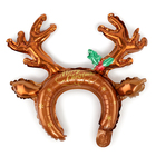 Надувной ободок 14" «Рождественский олень» - фото 321811448