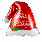 Шар фольгированный 25" «Шапка Деда Мороза» - фото 321811454