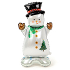 Шар воздушный фольгированный 48" «Снеговик в шляпе», на подставке - Фото 2