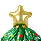 Воздушный шар фольгированный 52" «Большая объемная новогодняя ёлка» - Фото 3