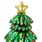 Воздушный шар фольгированный 52" «Большая объемная новогодняя ёлка» - Фото 5