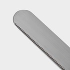 Нож для бисквита мелкие зубцы KONFINETTA, длина лезвия 35 см, деревянная ручка - Фото 3