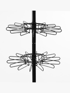 Вертушка, 5 ярусов по 14 крючков stop Lock. чёрная, 40×40×178 см - Фото 2