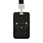 Бейдж вертикальный «Кот», внешний размер 11×7 см, внутренний размер 8.2×5.2 см, лента 42 см - Фото 2