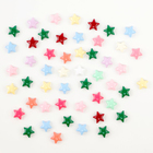 Кабошон «Звездочка», набор 50 шт., размер 1 шт. — 1.5×1.5×0.2 см, цвет МИКС - Фото 3