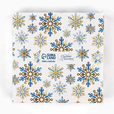 Коробка для кондитерских изделий «Новый год: Снежная сказка», 10×10×10 см