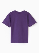 Футболка для девочки однотонная ATA kids, фиолетовая, рост 116 см - фото 67926817