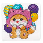 Алмазная мозаика наклейка для детей «Котенок», 9×9 см, набор для творчества - Фото 3