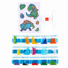 Алмазная мозаика-стикер с полным заполнением для детей «Динозаврики», набор для творчества - Фото 3