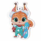 Алмазная мозаика на новый год на подвеске «Белочка», 7×10 см, набор для творчества - Фото 4