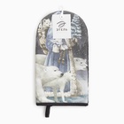 Варежка-прихватка новогодняя «Этель. Мгновения зимы» 15×28 см, саржа, 100% хл, ватин 250 г/м² - фото 59817713