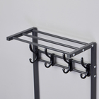 Прихожая напольная «Клик Мебель. Базовая», 400×255×1600 мм, цвет чёрный - Фото 6