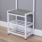 Прихожая напольная «Клик Мебель. Базовая», 400×255×1600 мм, цвет белый - Фото 4