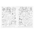 Раскраска «Кавайное ателье», Аниме - фото 24691650