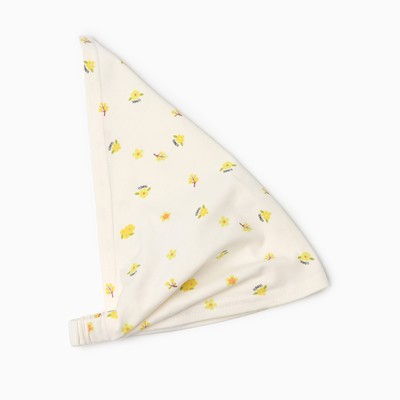 Косынка для девочки, размер 44-46, бело-жёлтая