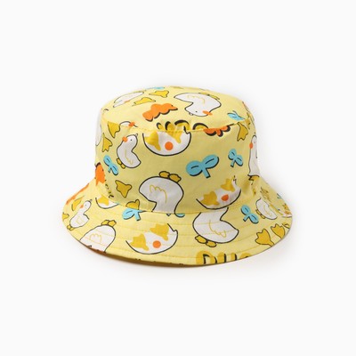 Панама детская, размер 52, жёлтая