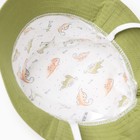 Панама детская, цвет зеленый, размер 42-44 - фото 25285917