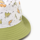 Панама детская, цвет зеленый, размер 44-46 - фото 24743607