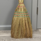 Веник 4-х лучевой 5-ти прошивной «Сорго», 400 г, 90 см, нить - Фото 3