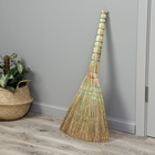 Веник 3-х лучевой 3-х прошивной «Сорго», 380 г, 90 см, нить - Фото 2