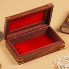 УЦЕНКА Шкатулка резная «Роза», 7×15×26 см, дерево - Фото 2