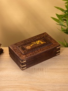 УЦЕНКА Шкатулка резная «Роза», 7×15×26 см, дерево - Фото 4