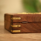 УЦЕНКА Шкатулка «Ларисса», 17.8×12.7×5.7 см, дерево 10679059