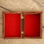 УЦЕНКА Шкатулка «Ларисса», 17.8×12.7×5.7 см, дерево 10679059