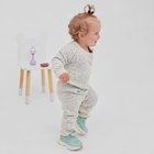 Комбинезон вязаный Крошка Я Leo Baby рост 68-74 см, серый 10331599 - фото 12760014