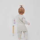 Комбинезон вязаный Крошка Я Leo Baby рост 68-74 см, серый 10331599 - фото 12760015