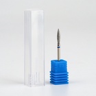 Фреза алмазная для маникюра «Пламя», средняя зернистость, 2.5×12 мм, в пластиковом футляре - Фото 3