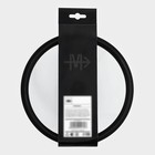 Крышка Magistro, d=22 см, со сливом, с силиконовым ободком и ручкой, жаропрочное стекло - Фото 7