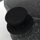 Крышка Magistro, d=26 см, со сливом, с силиконовым ободком и ручкой, жаропрочное стекло - Фото 3