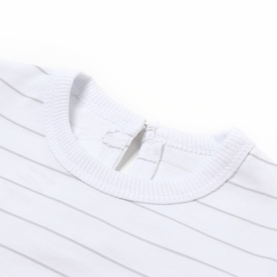 Лонгслив детский MINAKU: Basic Line BABY, рост 62-68 см, белый/светло-серый