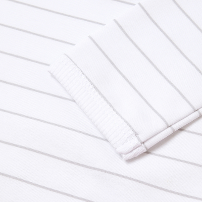 Лонгслив детский MINAKU: Basic Line BABY, рост 62-68 см, белый/светло-серый