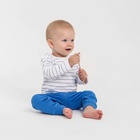 Штанишки детские MINAKU: Basic Line BABY, цвет синий, рост 74-80 10364007 Штанишки детские MINAKU: Basic Line BABY, цвет синий, рост 74-80 10364007