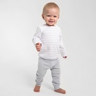 Штанишки детские MINAKU: Basic Line BABY, цвет светло-серый, рост 74-80 10364013 Штанишки детские MINAKU: Basic Line BABY, цвет светло-серый, рост 74-80 10364013
