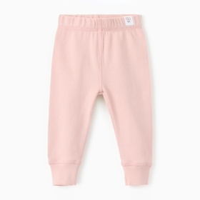 Штанишки детские MINAKU: Basic Line BABY, цвет пудрово-розовый, рост 62-68