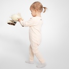 Комбинезон детский MINAKU: Basic Line BABY, рост 68-74, кремовый - фото 110974231