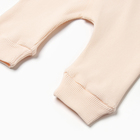 Комбинезон детский MINAKU: Basic Line BABY, рост 80-86, кремовый - фото 110749045