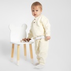 Толстовка детская MINAKU: Basic Line BABY, цвет молочный, рост 86-92 - Фото 3