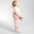 Толстовка детская MINAKU: Basic Line BABY, цвет пудрово-розовый, рост 80-86 - Фото 4