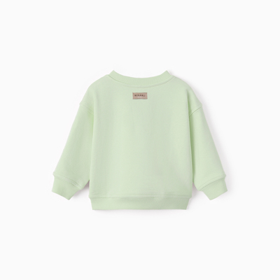 Толстовка детская MINAKU: Basic Line BABY, рост 86-92 см, шалфей