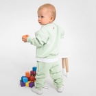 Штаны для малыша MINAKU: Basic Line BABY, цвет шалфей, рост 68-74 - Фото 4