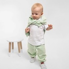 Штаны для малыша MINAKU: Basic Line BABY, цвет шалфей, рост 68-74 - Фото 6