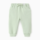 Штаны для малыша MINAKU: Basic Line BABY, цвет шалфей, рост 74-80 - фото 110749245
