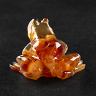 Сувенир "Лягушка", янтарь - фото 24730555